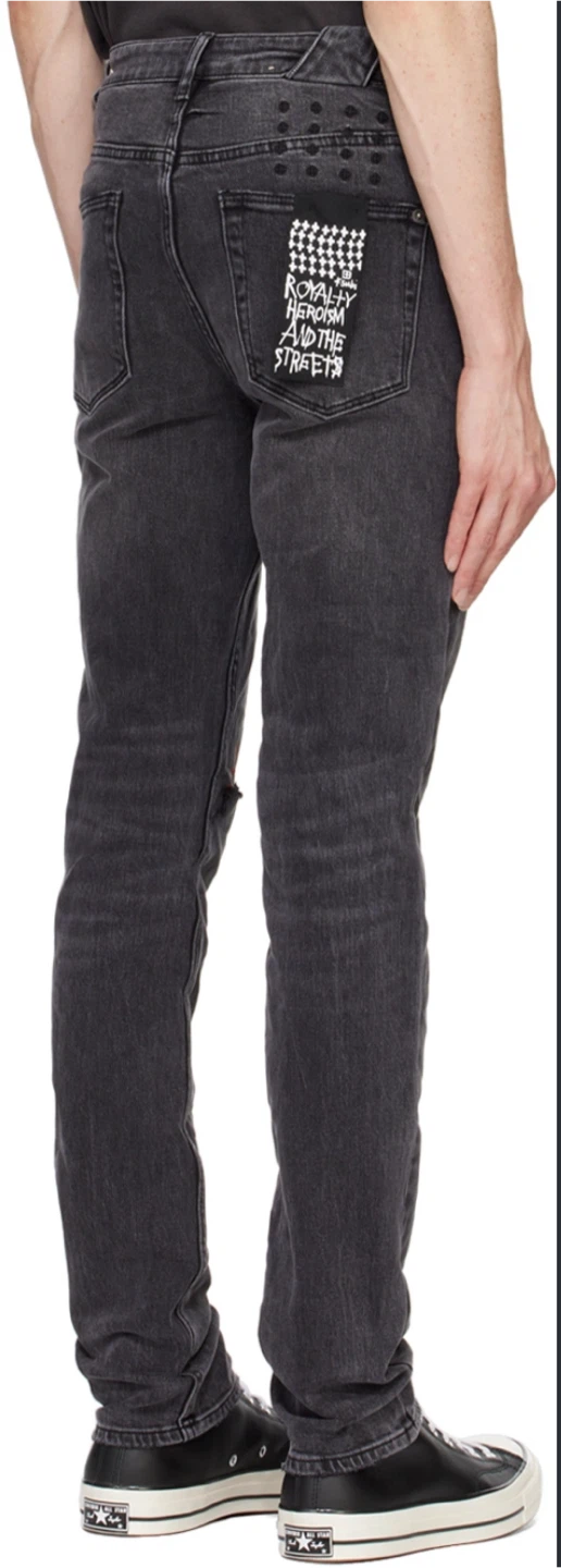 Ksubi Grey Distressed Jeans