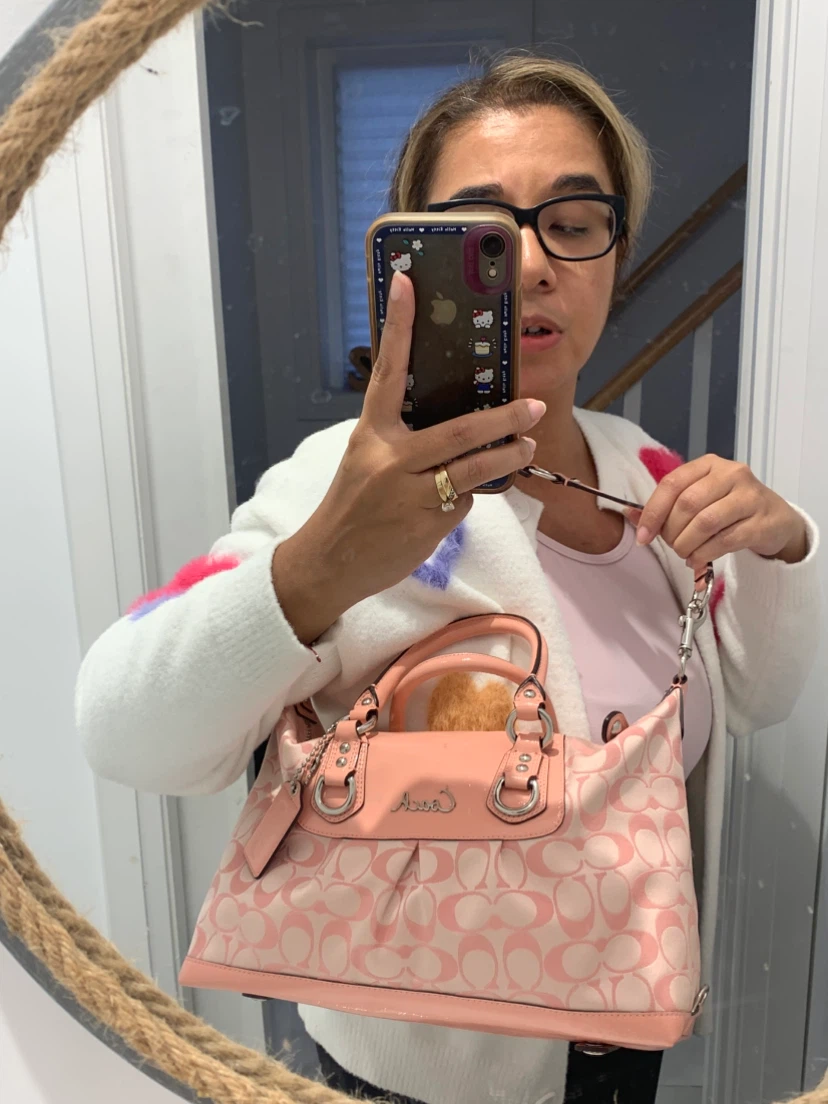 🩷 New Coach Signature Ashley Pink Satchel Bag 🩷 - photo 3