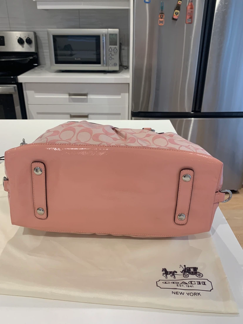 🩷 New Coach Signature Ashley Pink Satchel Bag 🩷 - photo 4
