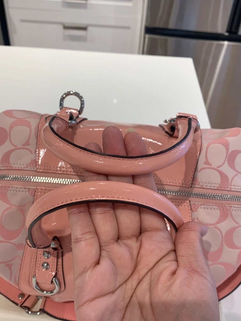 🩷 New Coach Signature Ashley Pink Satchel Bag 🩷 - photo 5