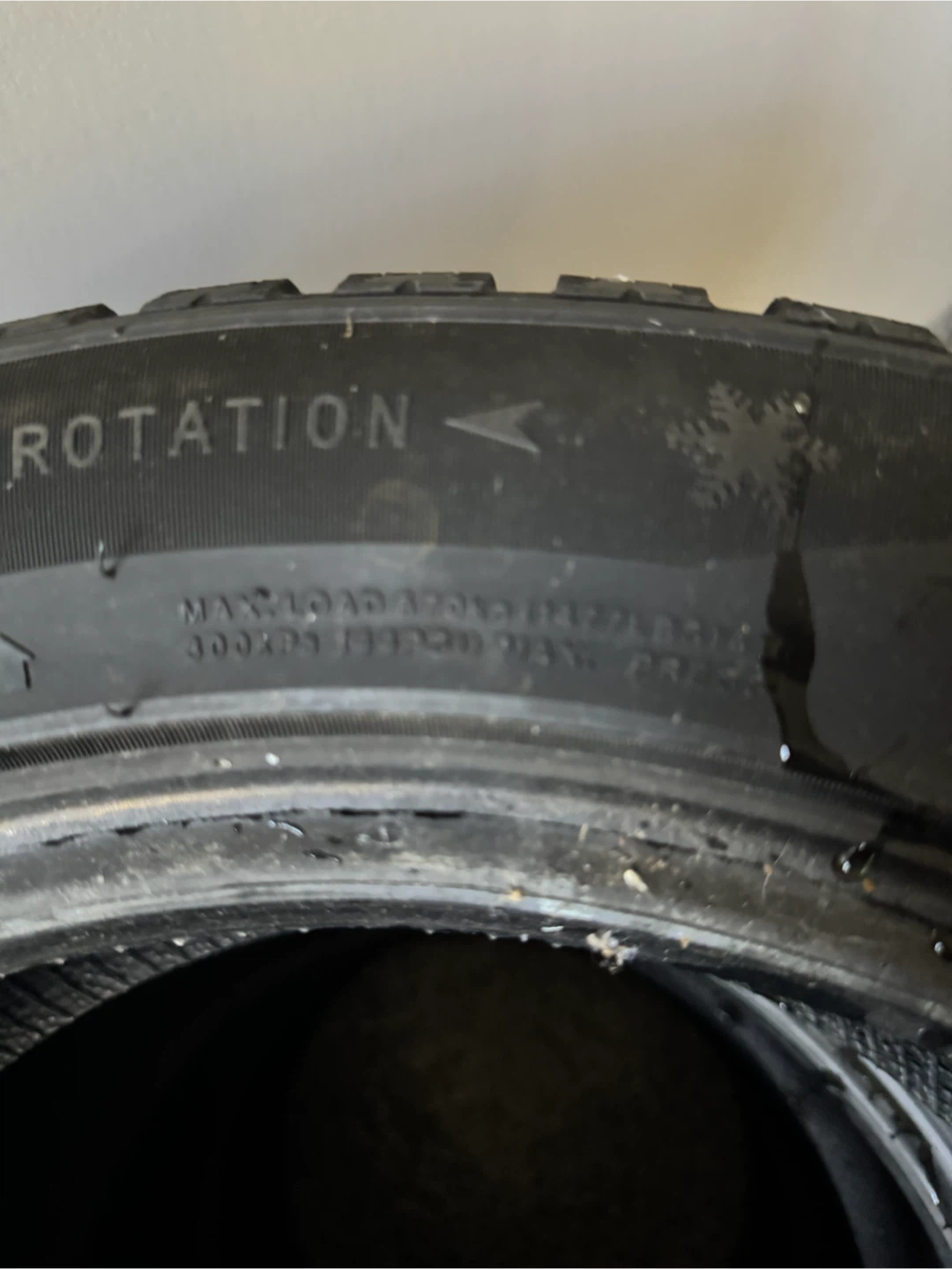 Set of 4 Winter Tires- Used - photo 2