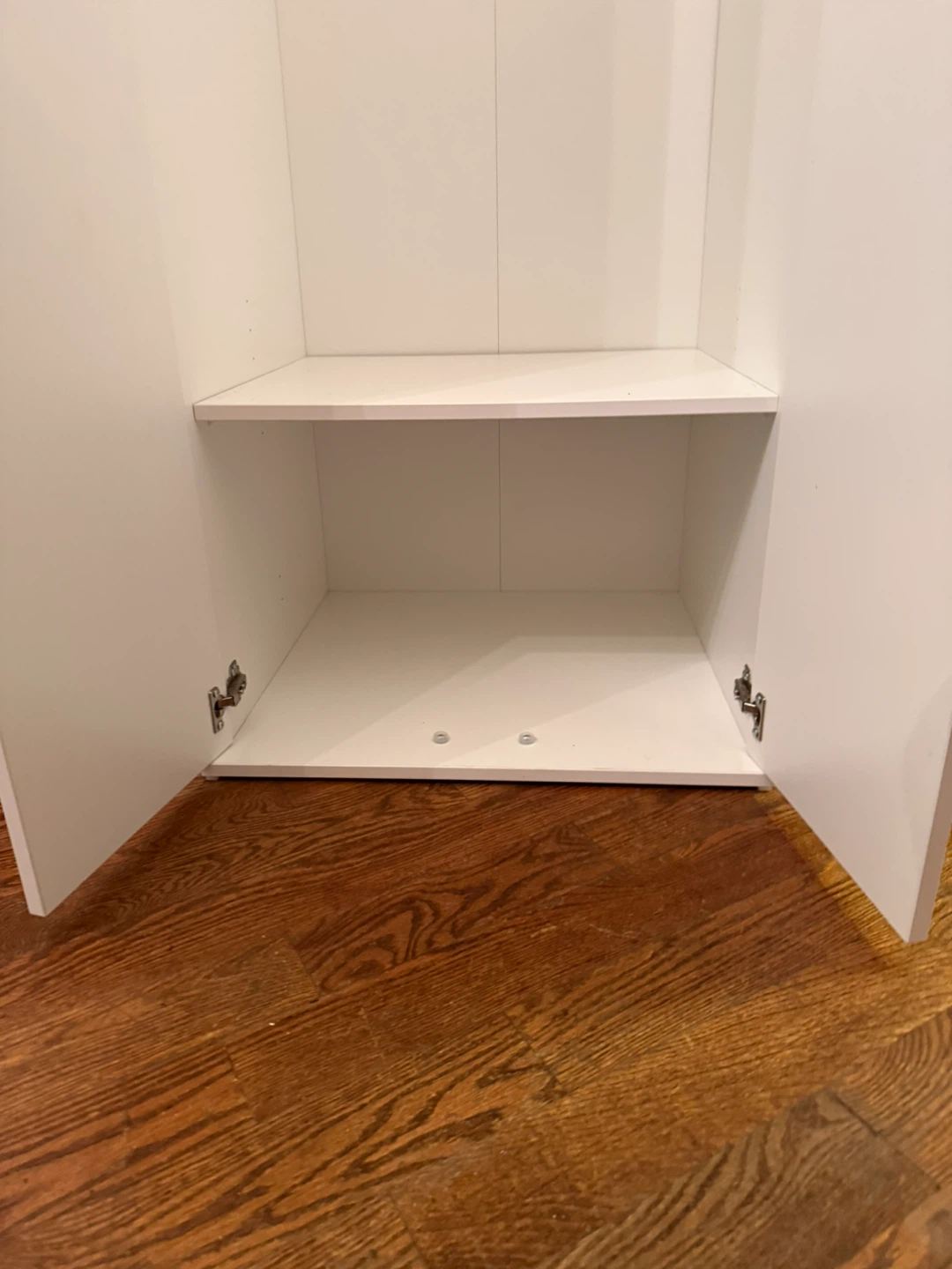 White Two-Door Wardrobe - photo 5