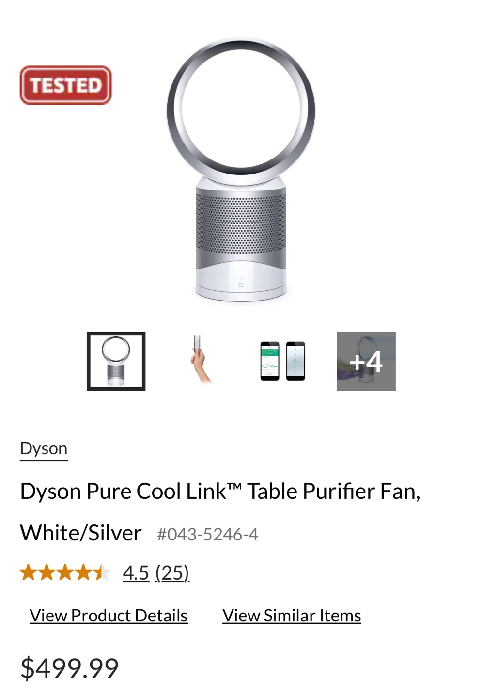 🏈 Dyson Pure Cool Link Table Purifier Fan - photo 3