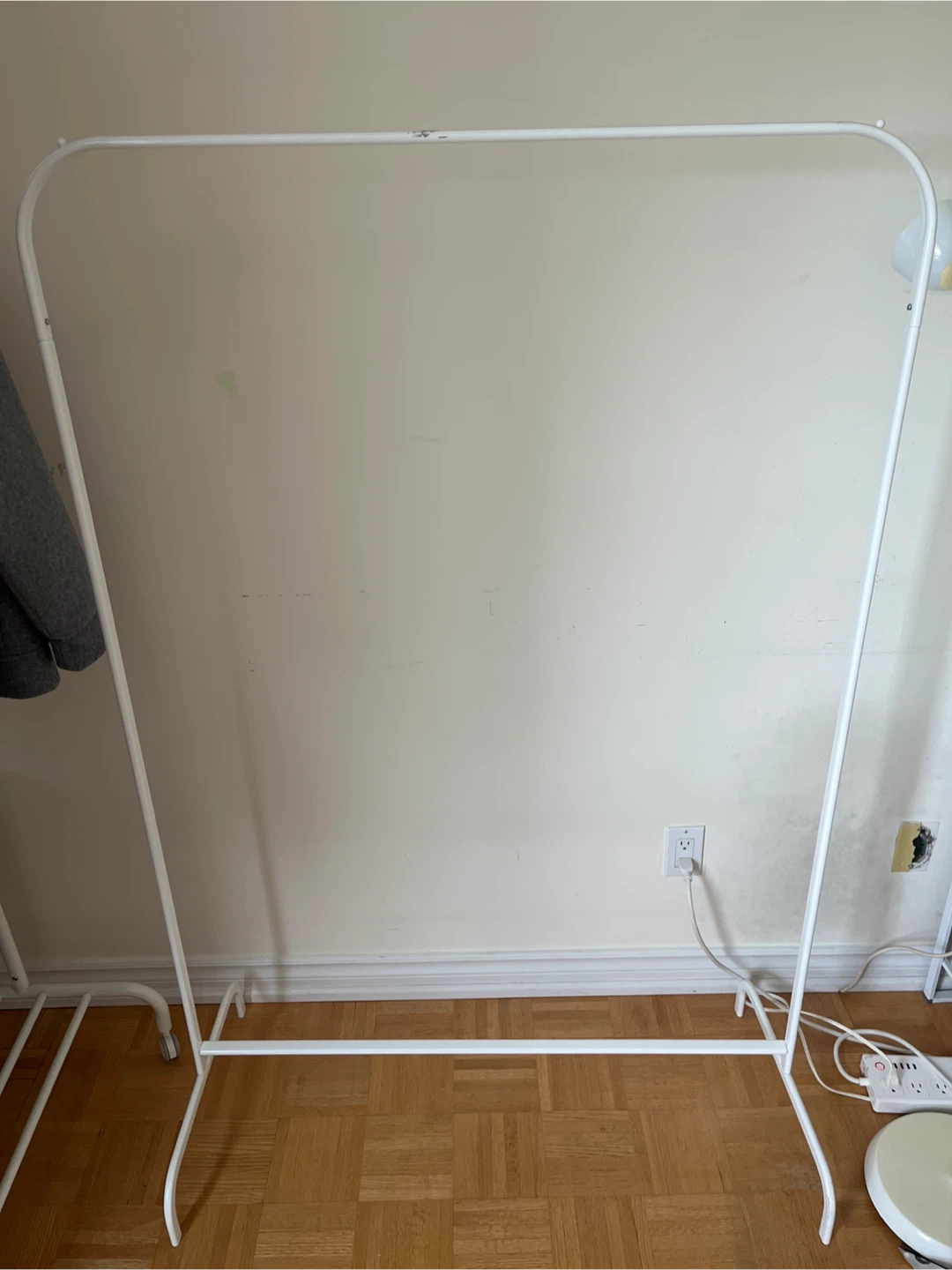 IKEA White Clothing Rack