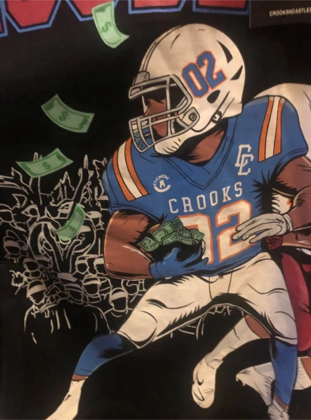 NEW Crooks & Castles Graphic Hoodie 🏈 - photo 2