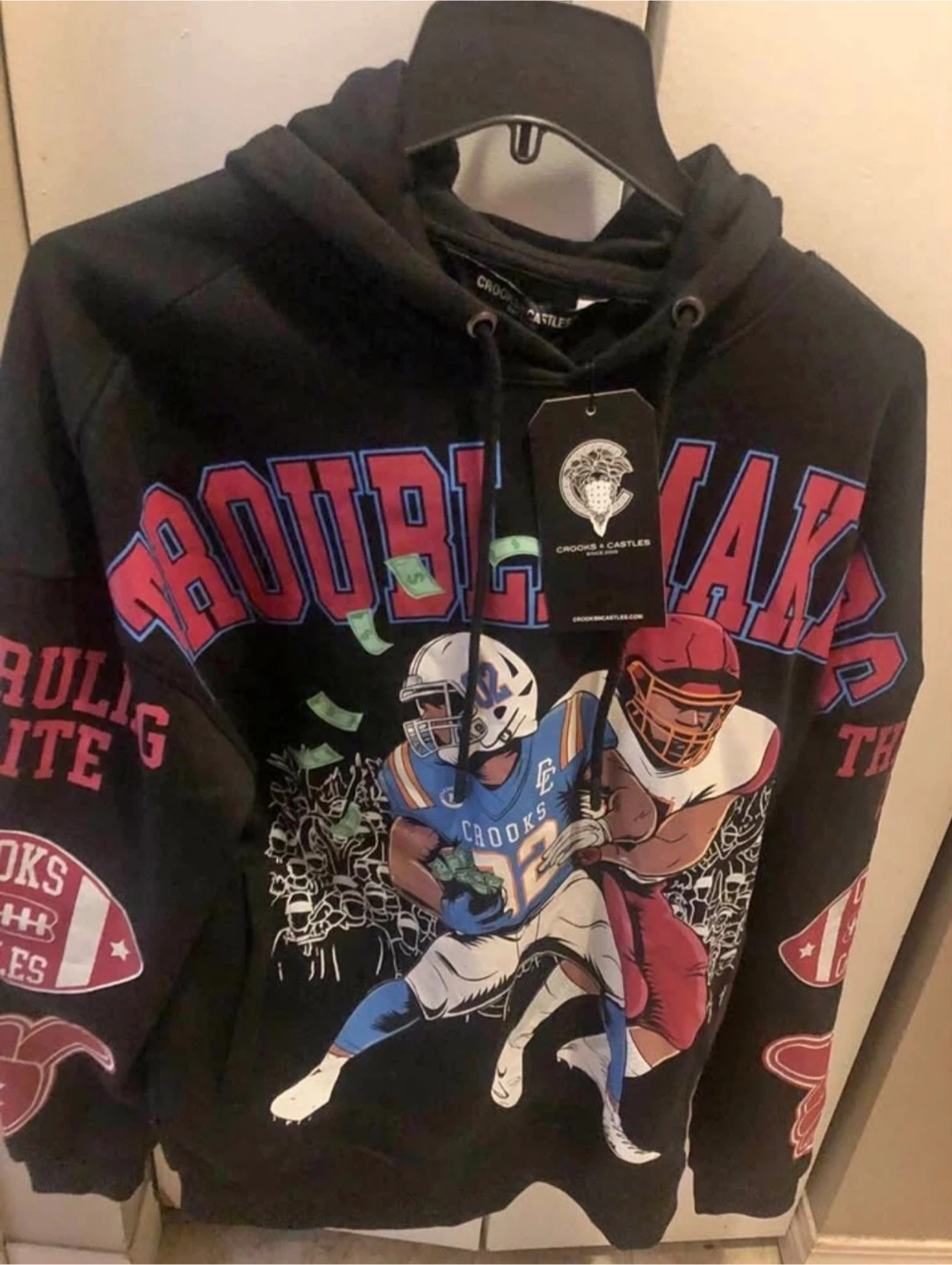NEW Crooks & Castles Graphic Hoodie 🏈