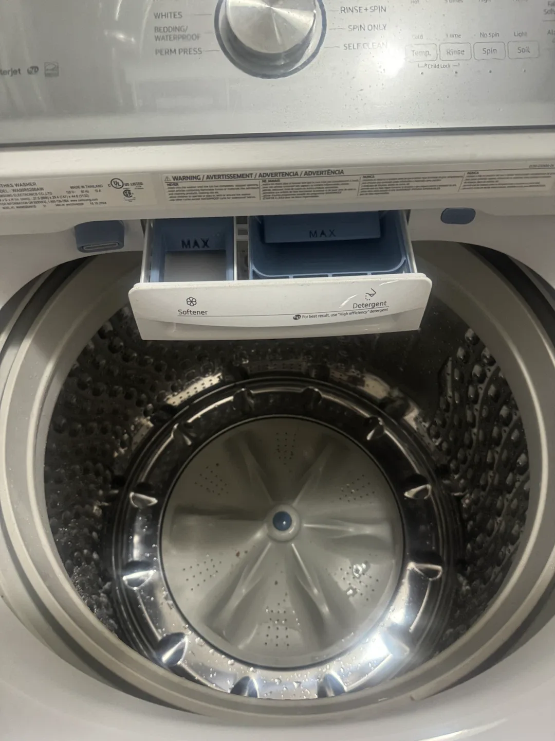 Samsung Top Load Washer WA50R5200AW - photo 2