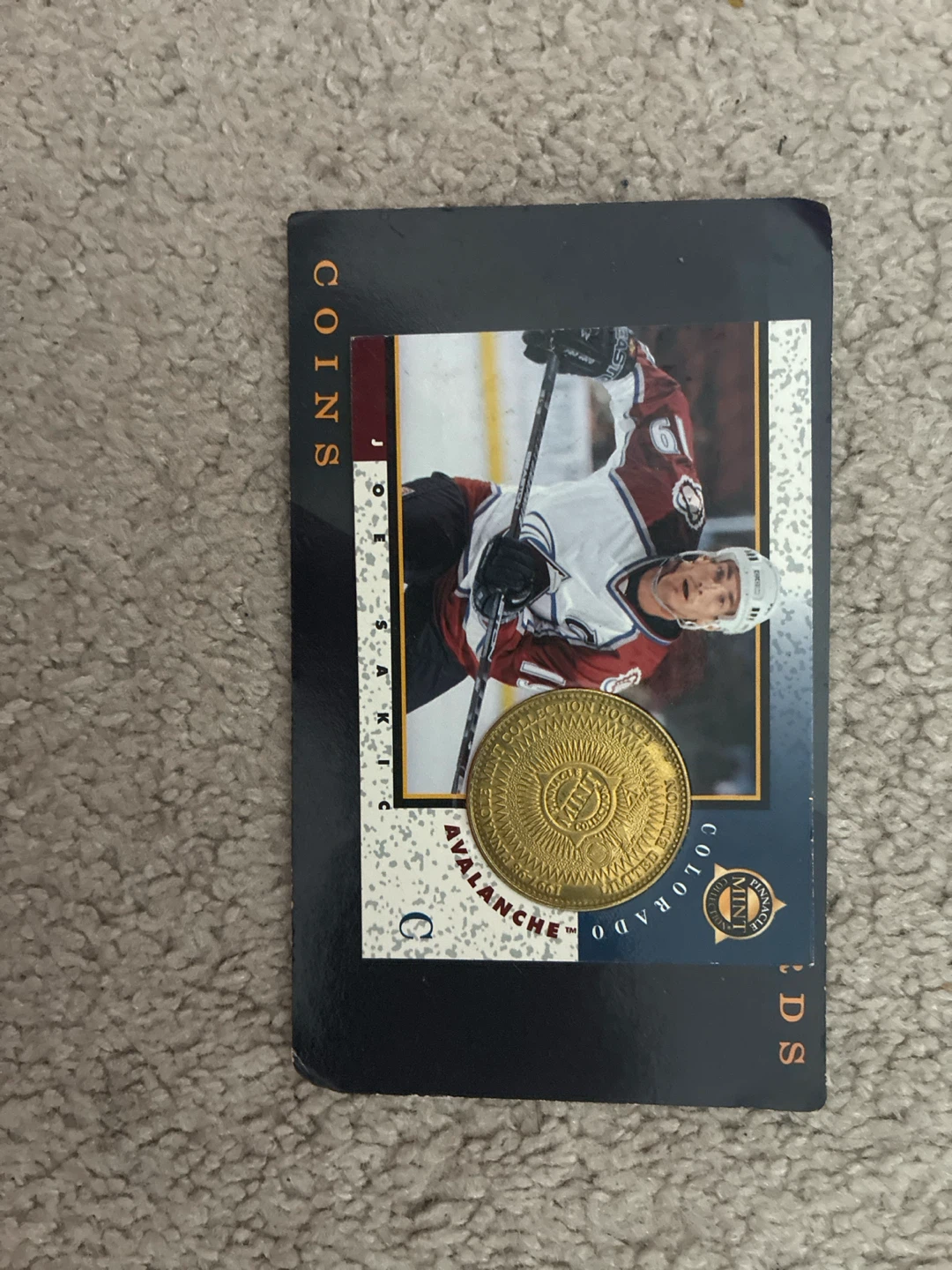 Joe Sakic card (#12)