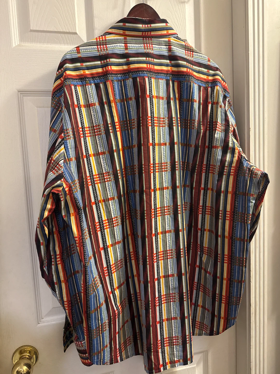 🏈 3XL Robert Graham Multi-Coloured Striped Shirt - photo 3