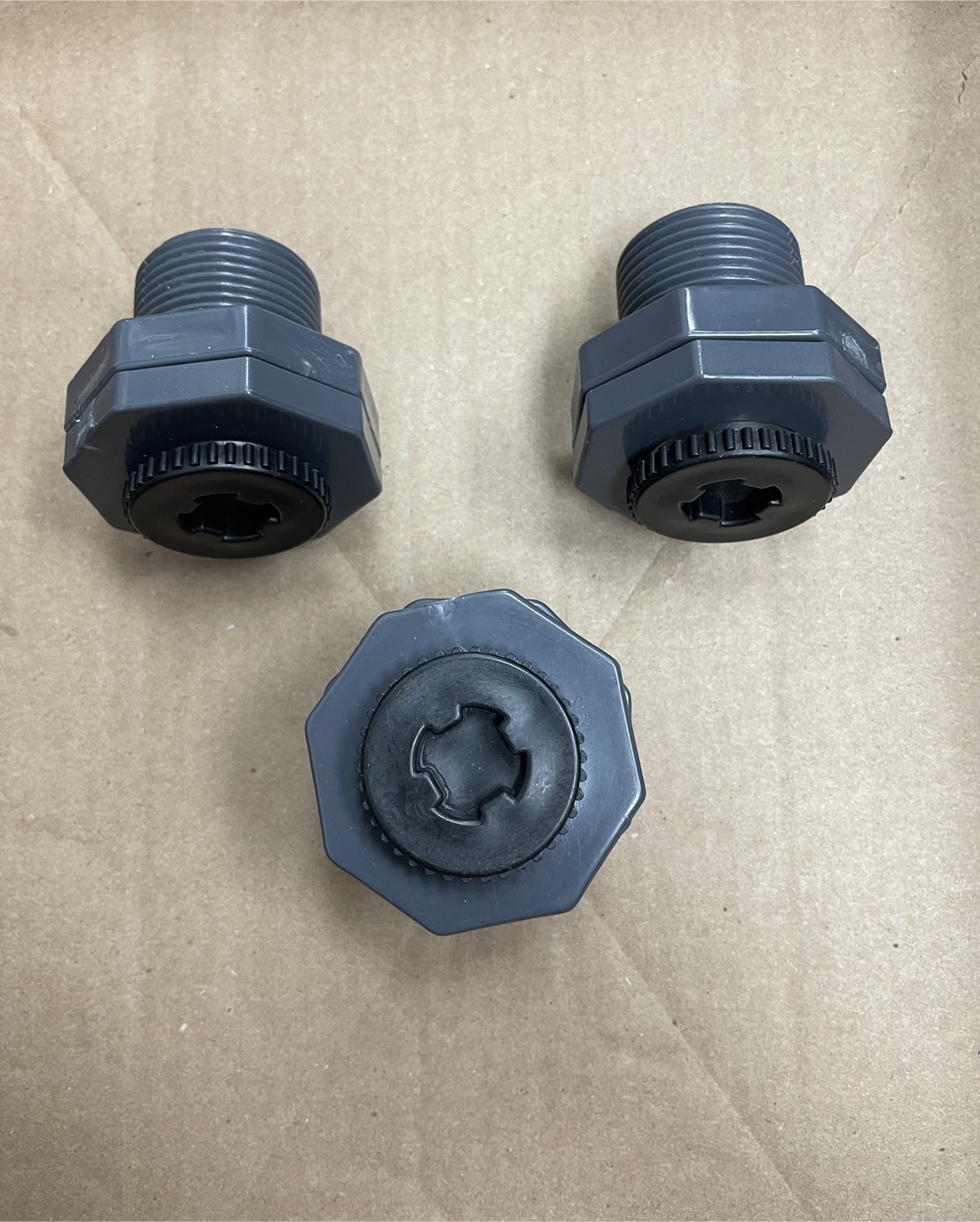 UgyDuky 1 Inch PVC Bulkhead Fittings (Set of 3) - photo 3