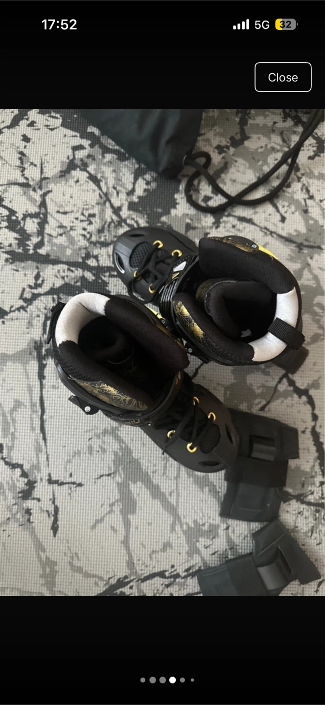 Weiqiu Inline Skates Black and Gold - photo 4