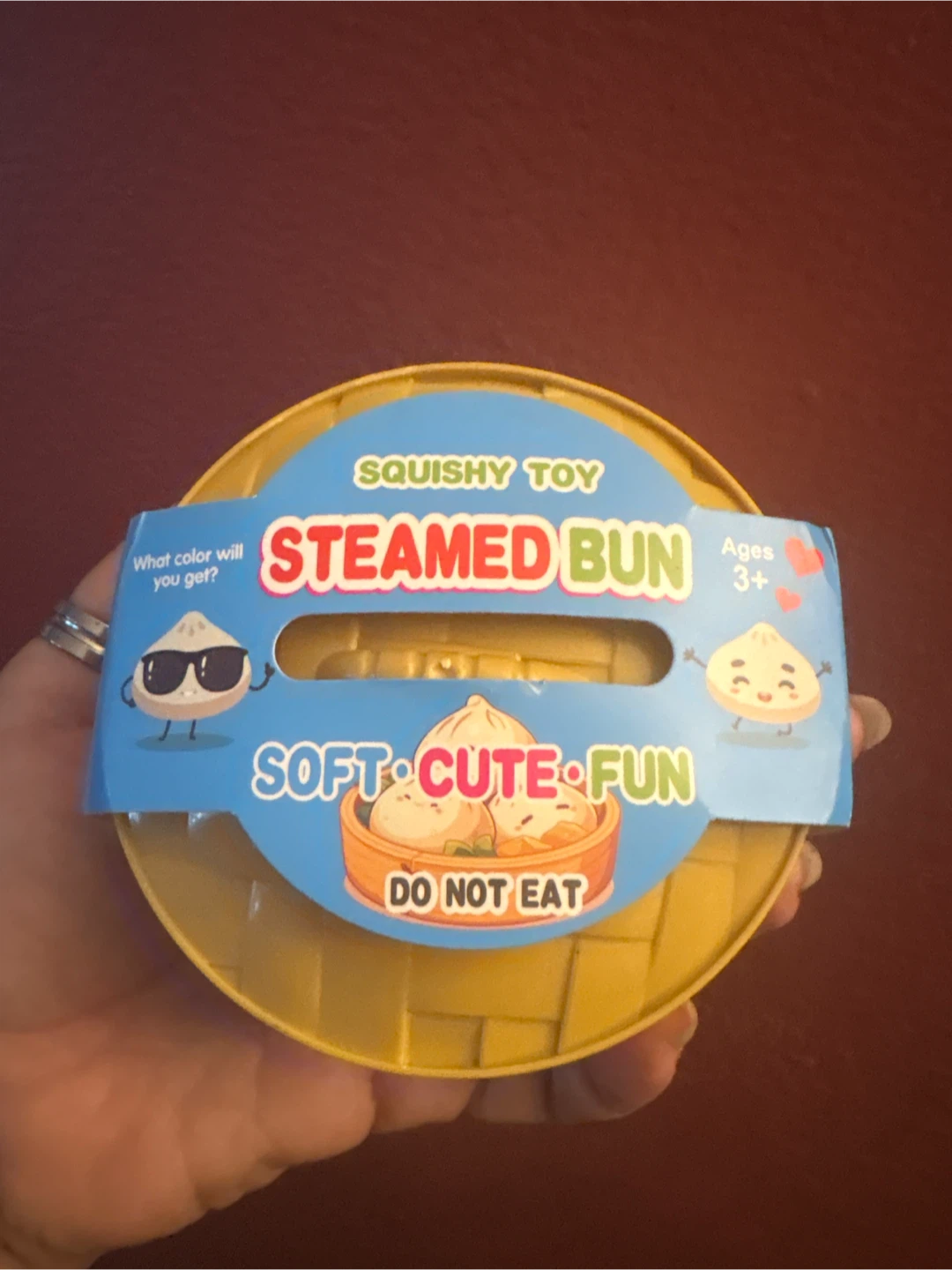 Steamed Bun Squishy Toy 🏈