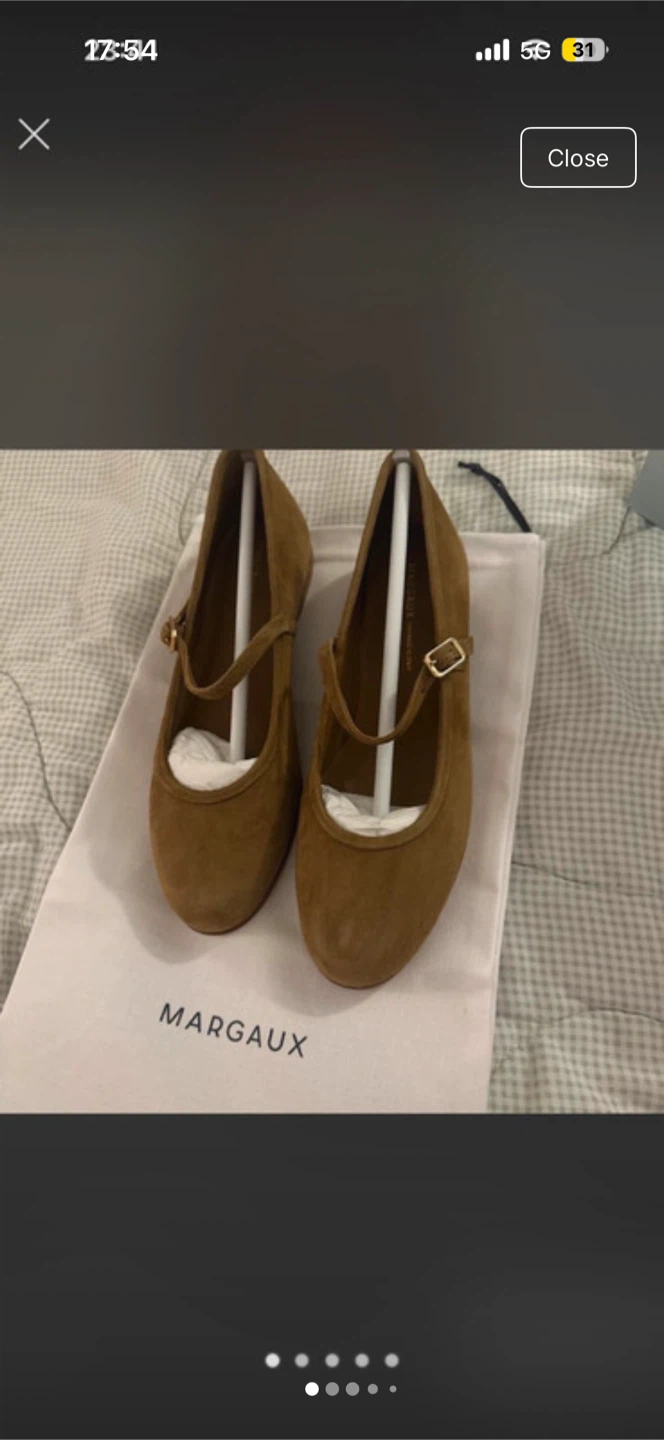 Margaux Suede Mary Janes