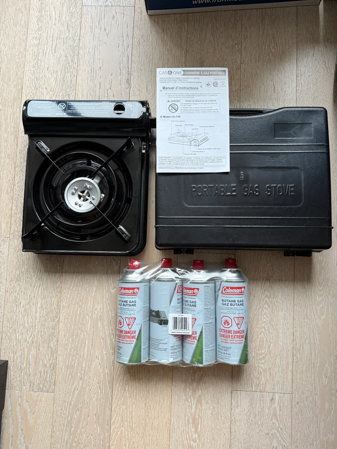 GasOne Portable Gas Stove with Fuel