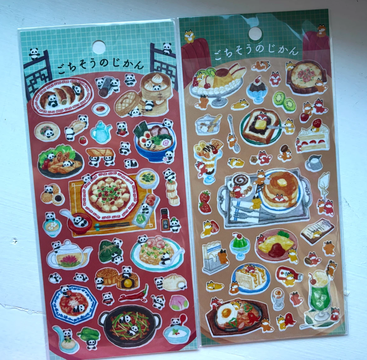 Animal Themed Food Stickers 🏈