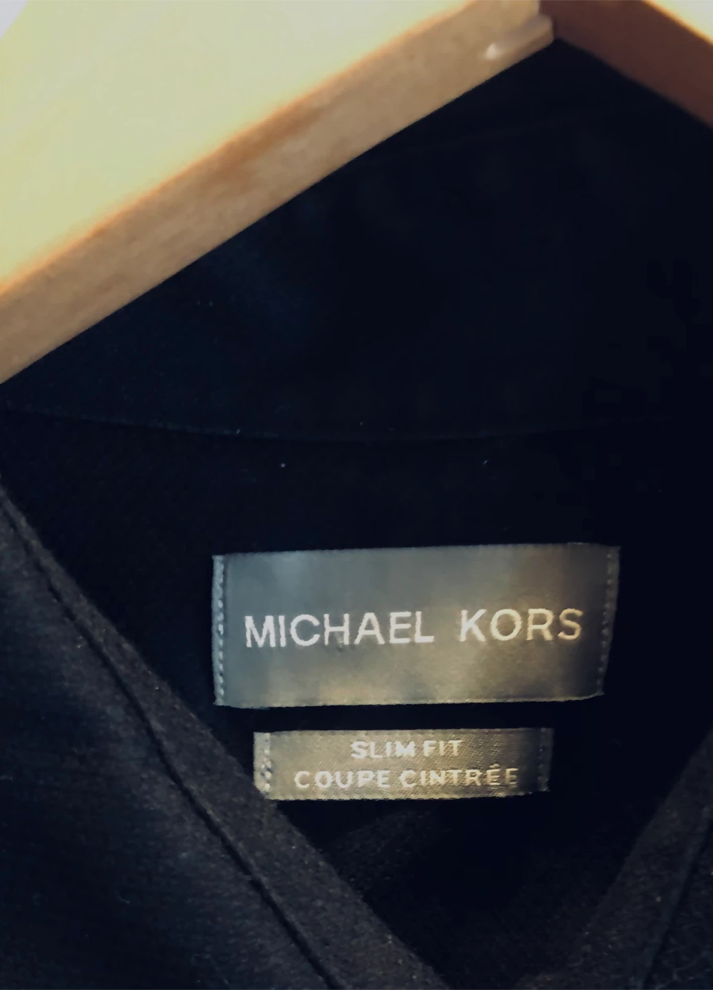 NEW Michael Kors Black Slim Fit Shirt 🏈 - photo 2