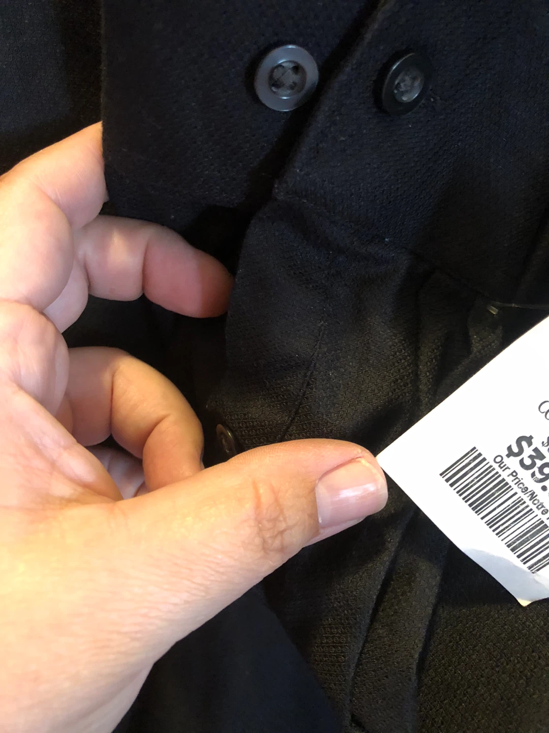 NEW Michael Kors Black Slim Fit Shirt 🏈 - photo 4