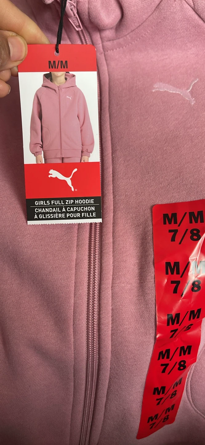 Puma Girls Hoodie and 4-Piece Kids Set