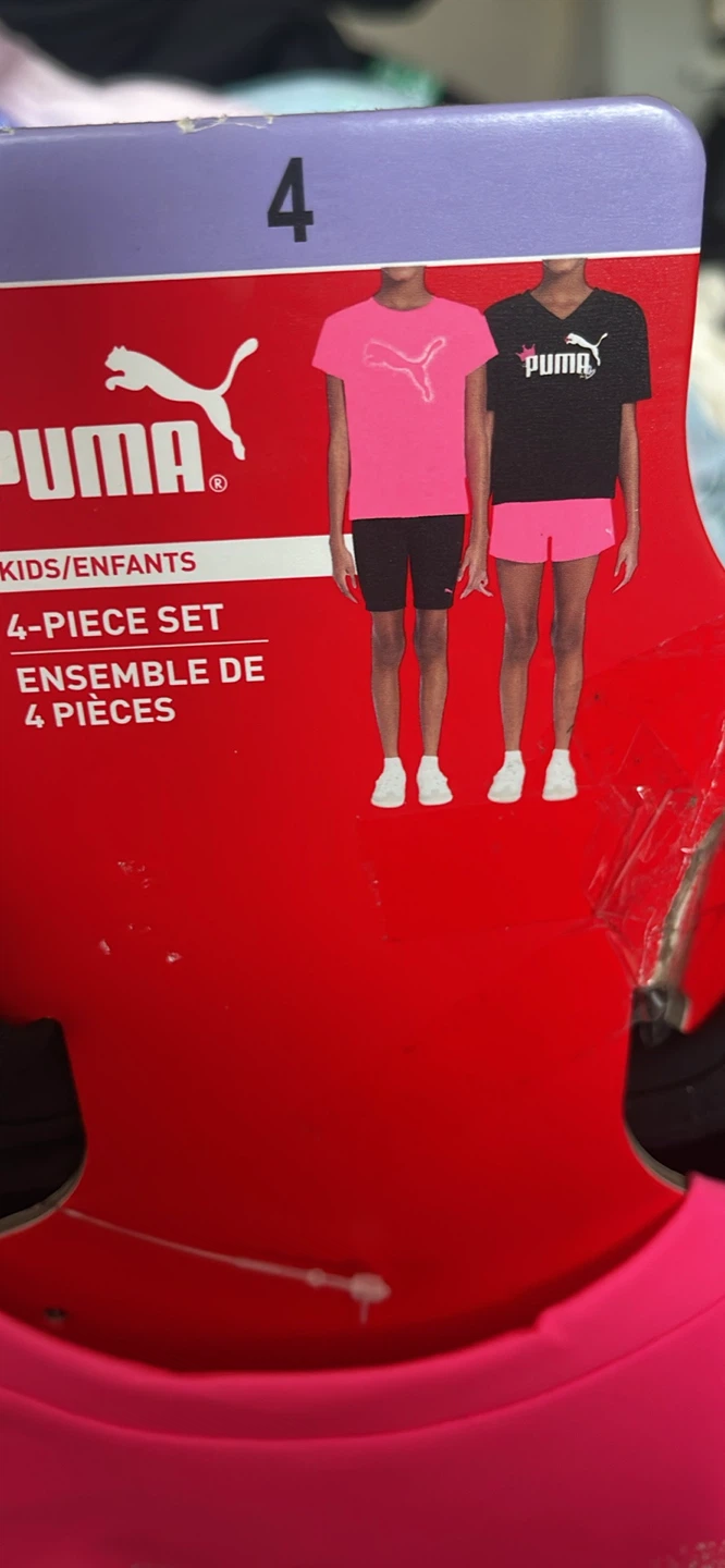 Puma Girls Hoodie and 4-Piece Kids Set - photo 5