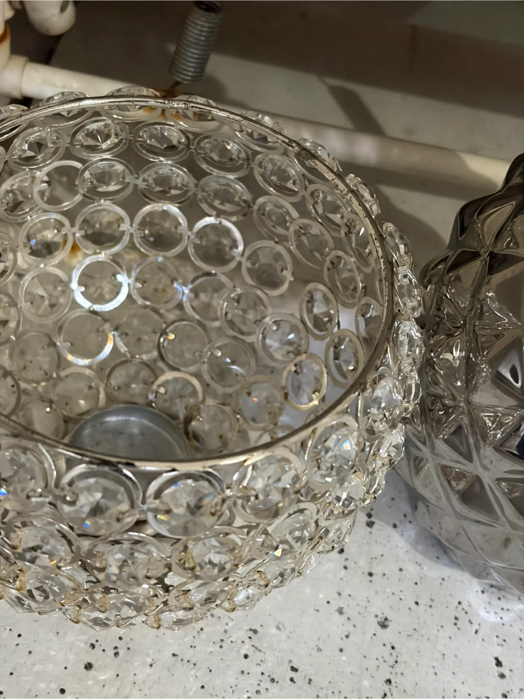 Silver Pineapple Decorative Container - photo 5