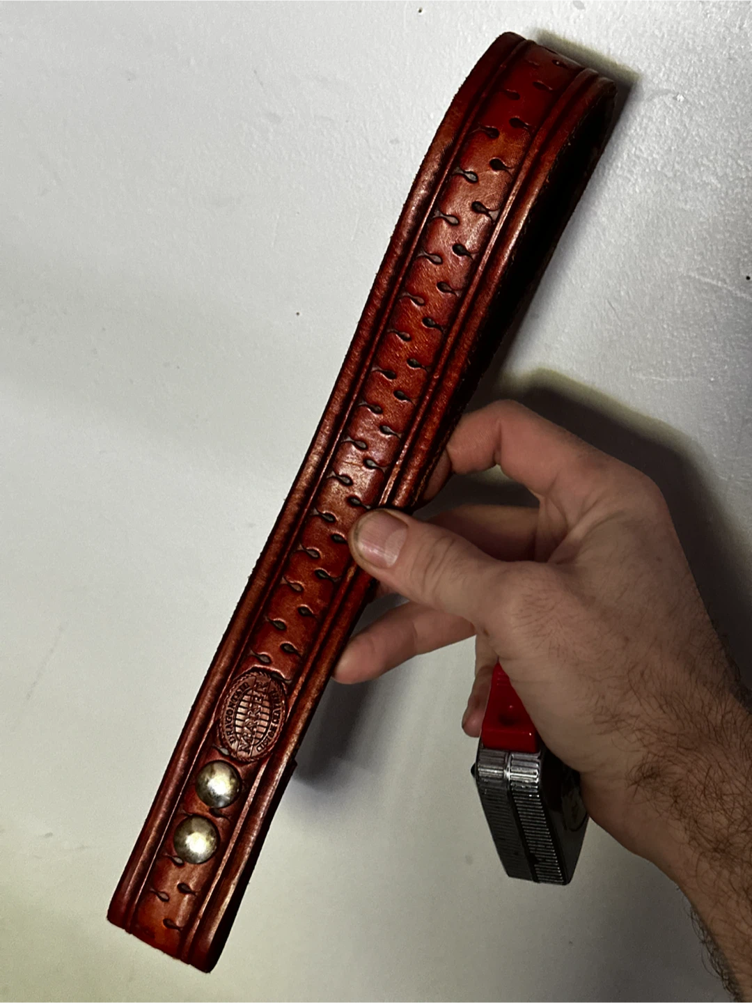 Dragontail Custom Leather 24" Dog Collar - photo 4
