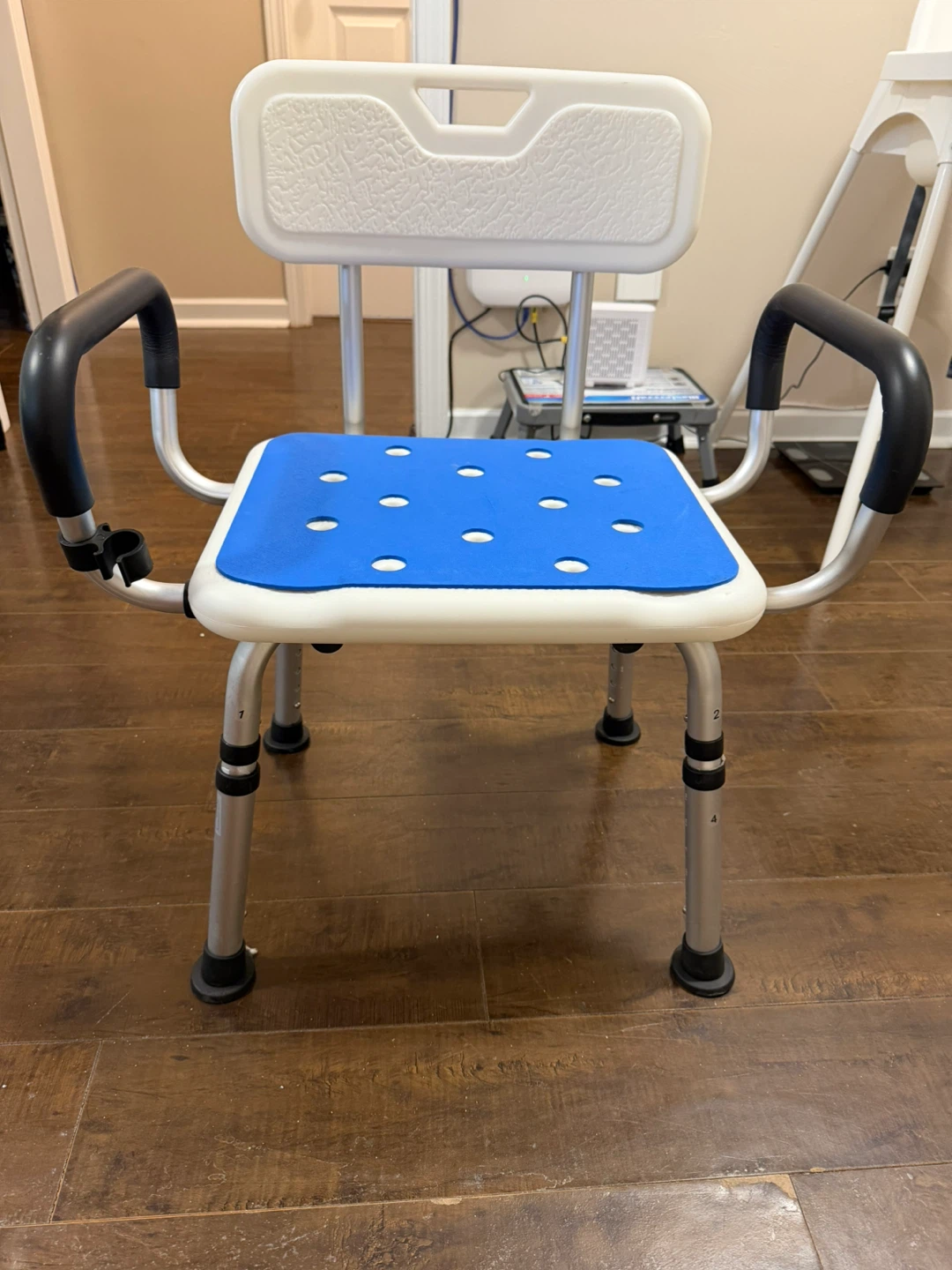 Adjustable Shower Chair with Arms
