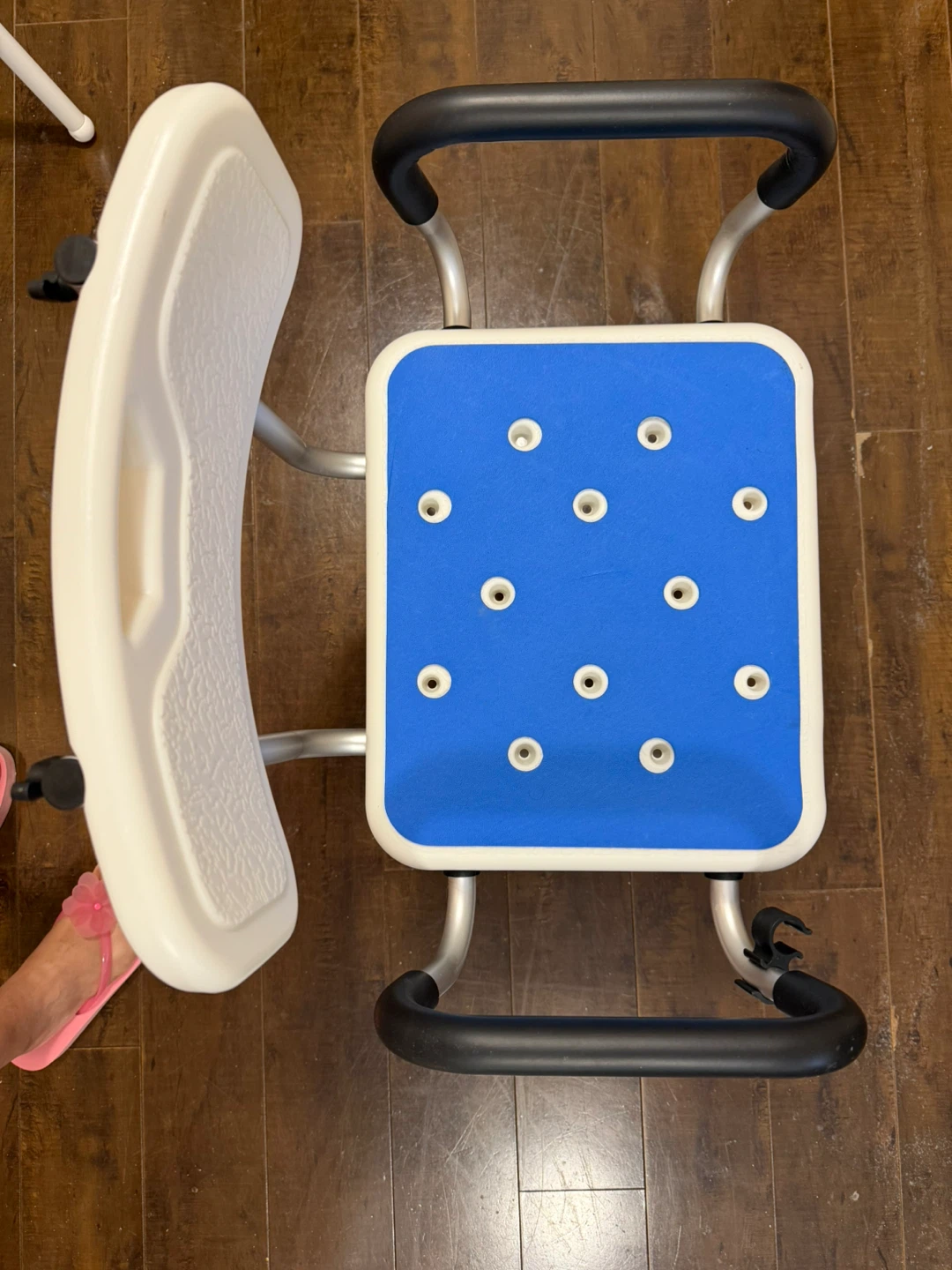 Adjustable Shower Chair with Arms - photo 4