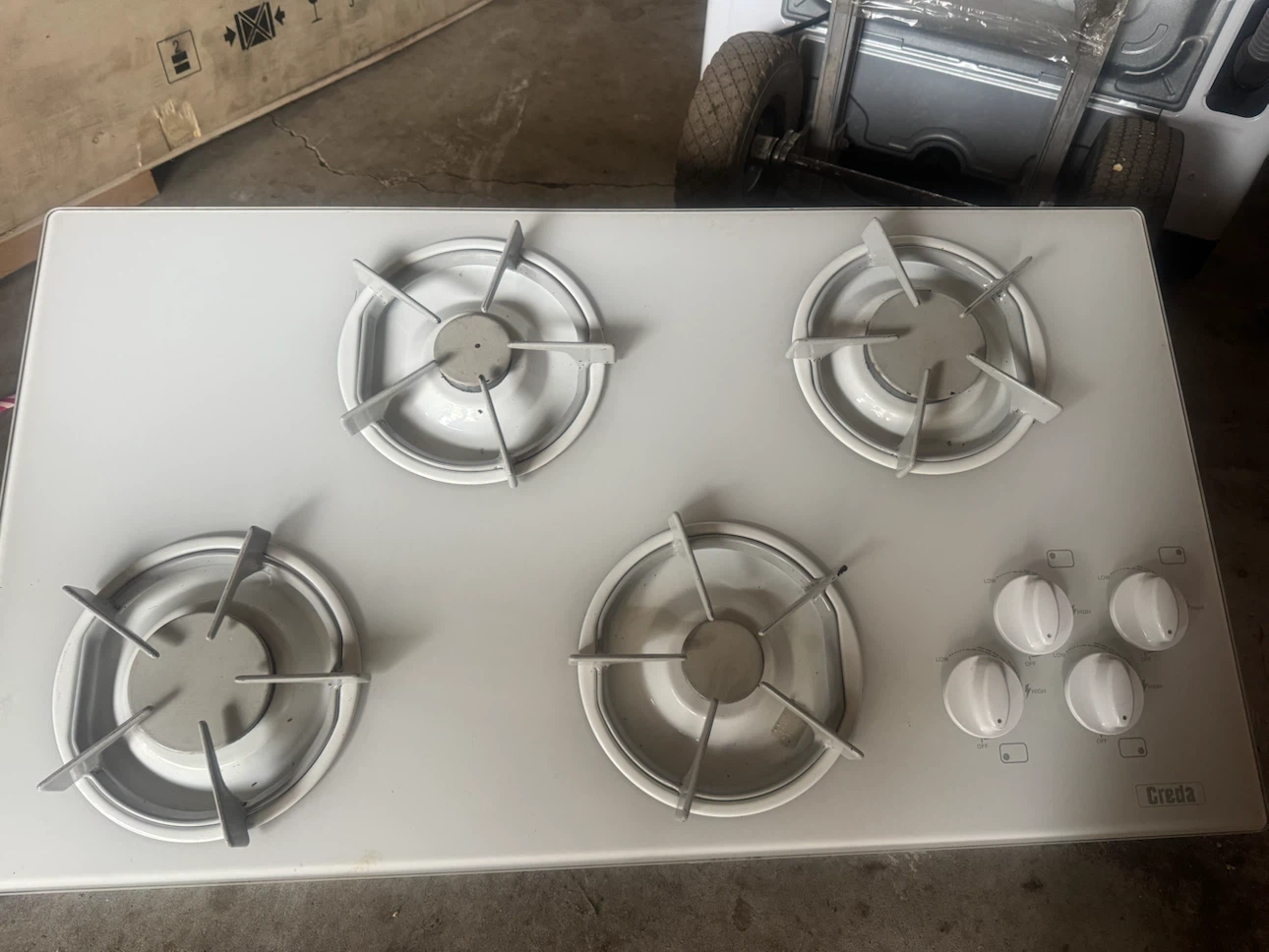 Creda 4-Burner Gas Cooktop
