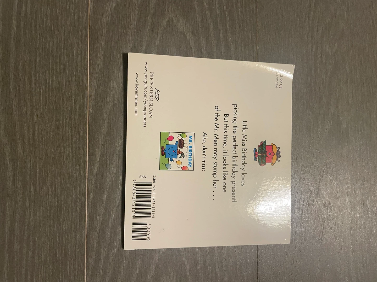Little Miss Birthday Book by Roger Hargreaves 🏈 - photo 2