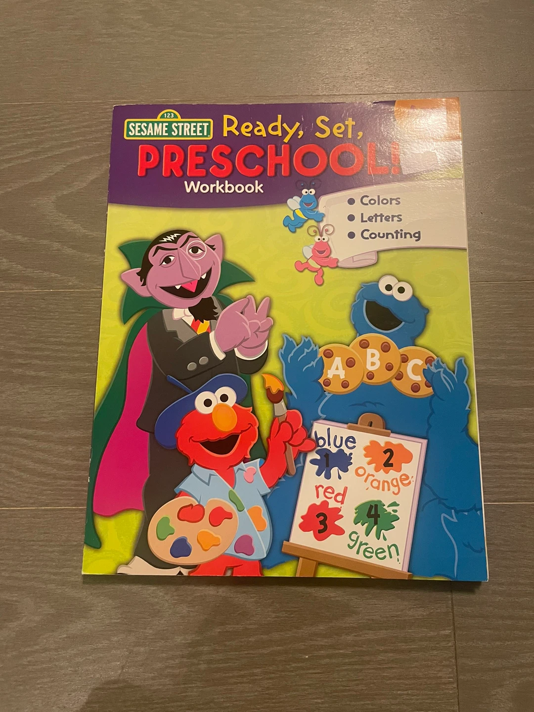 🆕 Sesame Street Ready, Set, Preschool! Workbook 🏈