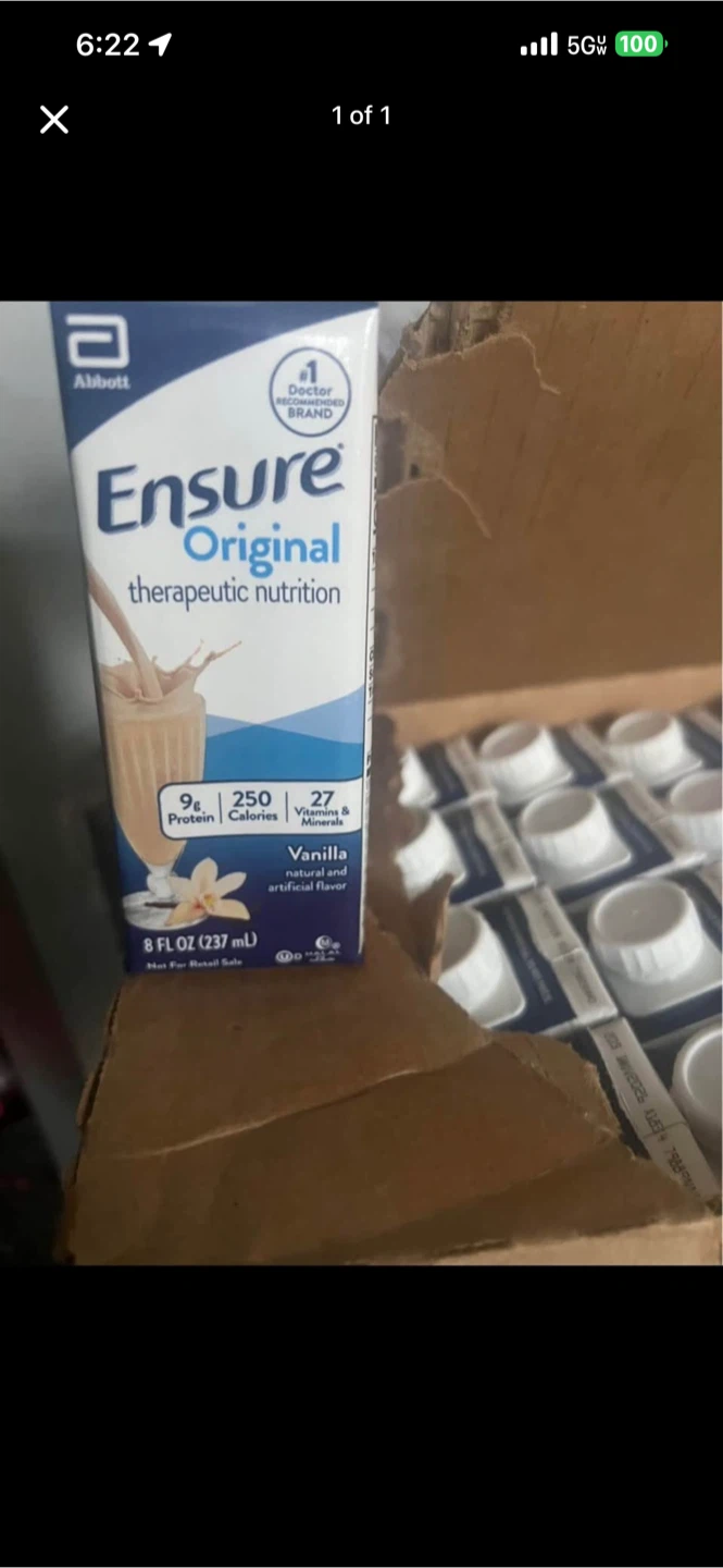 Ensure Original Vanilla Nutritional Shakes