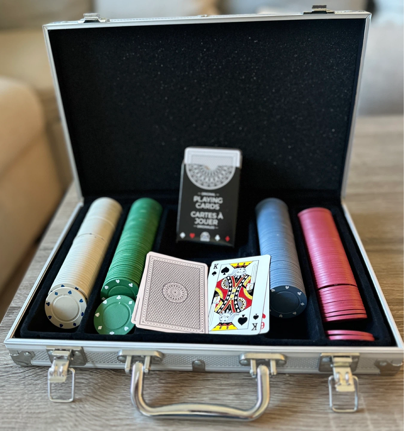 Poker Chip Set in Aluminum Case