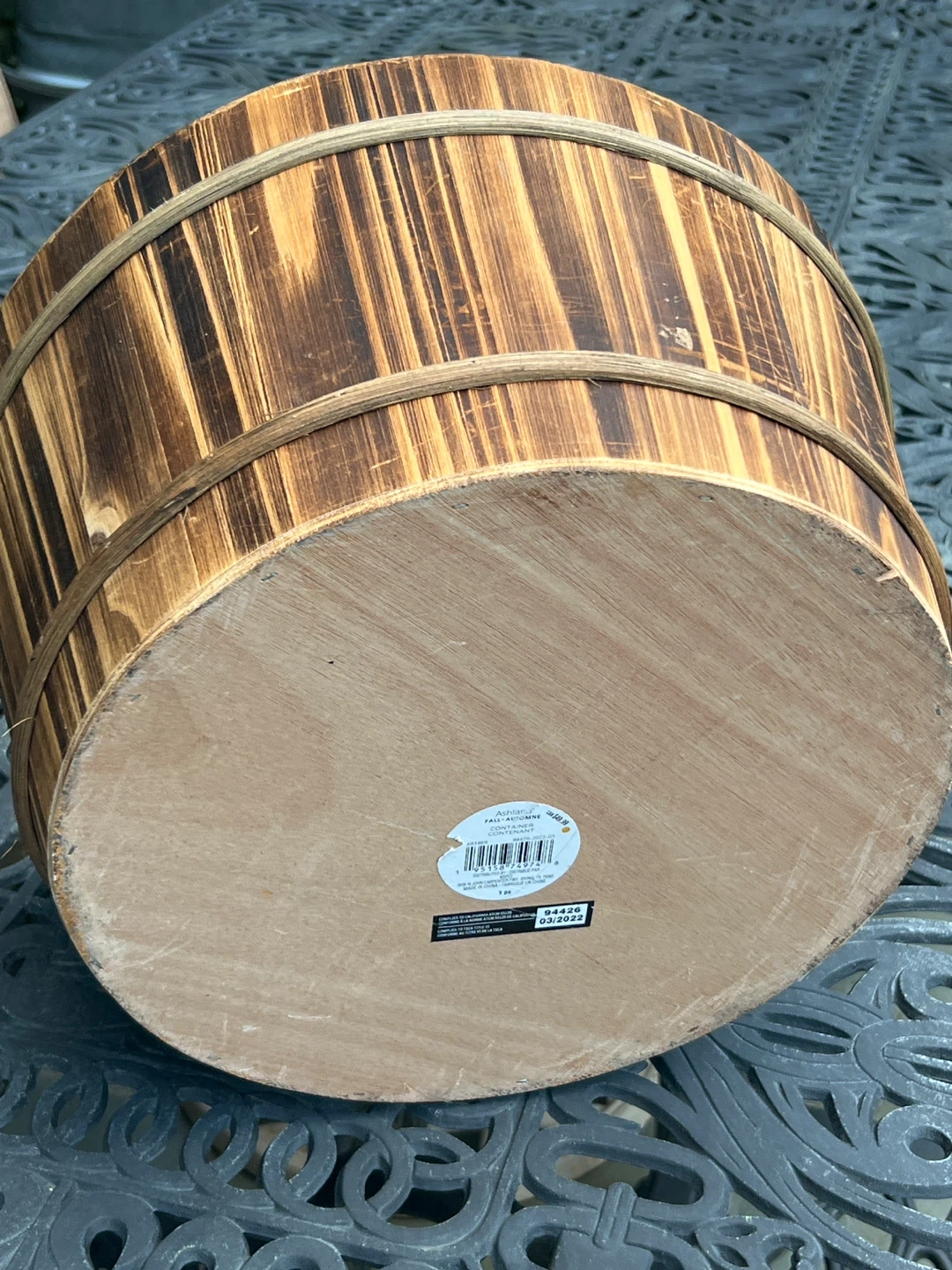 Ashland Wood Decorative Container - photo 3