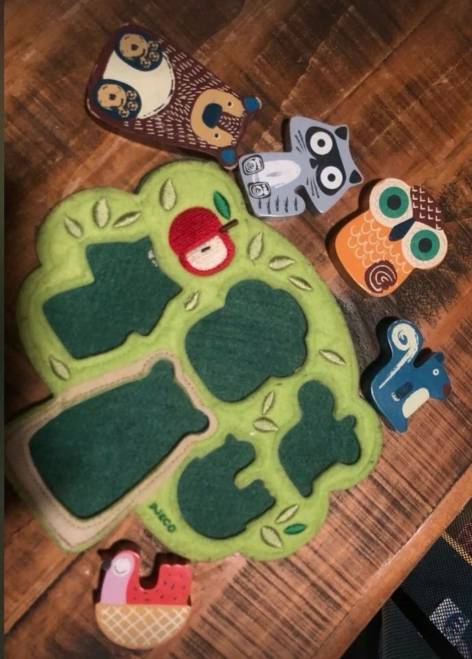🏈 Hape wooden animal puzzle - photo 2