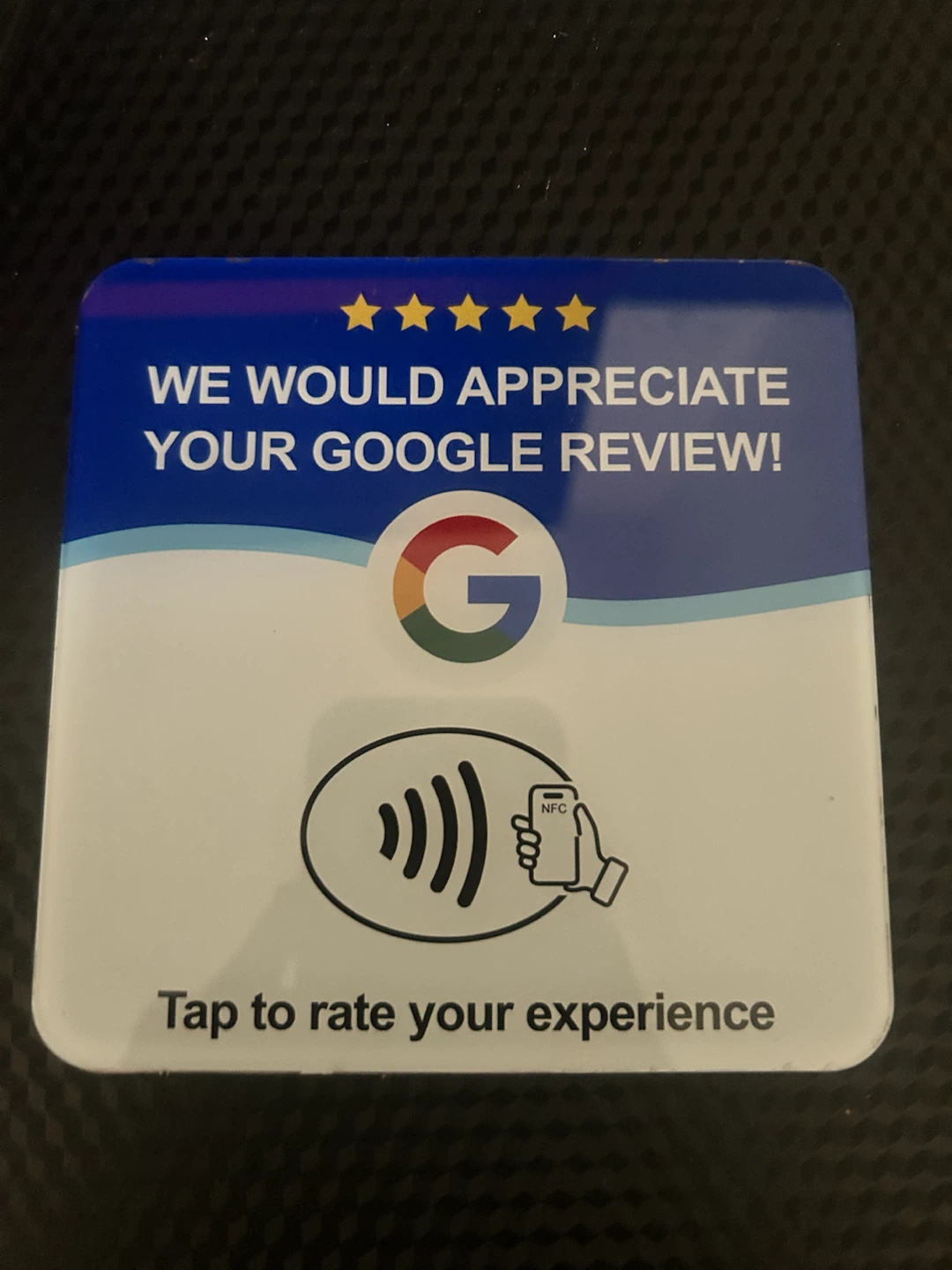 Google Review NFC Tap Card