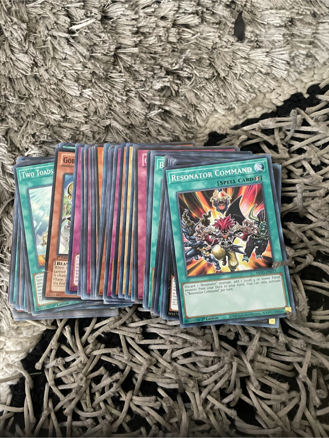 Yu-Gi-Oh! Deck of cards