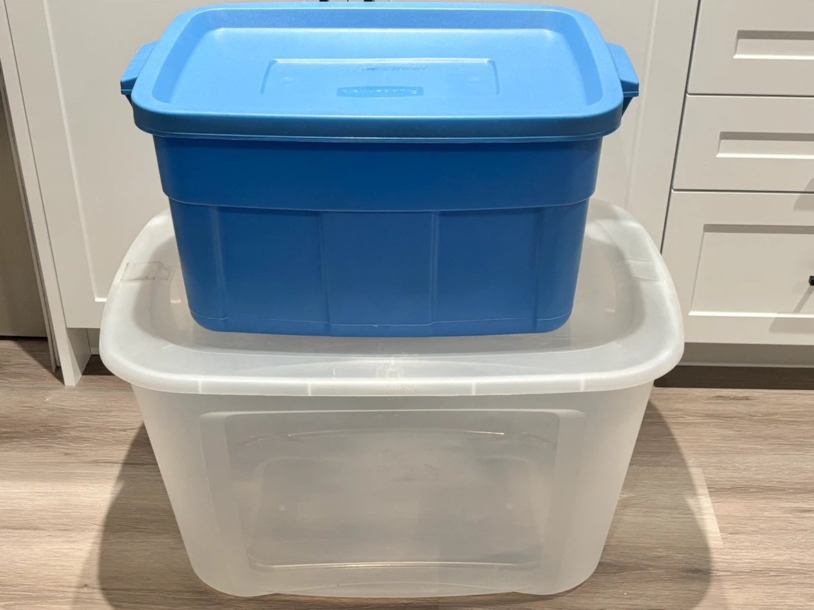 Storage bins large and extra large