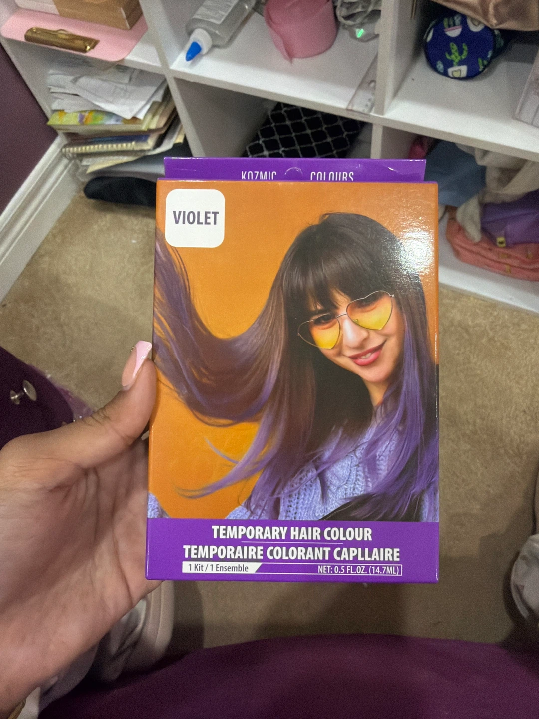 Kozmic Colours Temporary Hair Colour - Violet