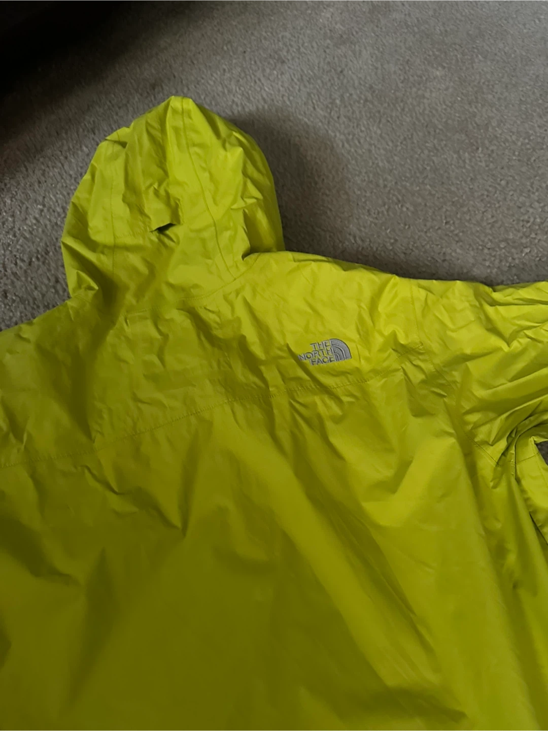 The North Face Neon Yellow Rain Jacket - photo 3