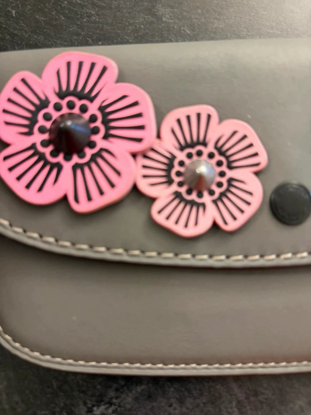 Coach Workshop Floral Wristlet