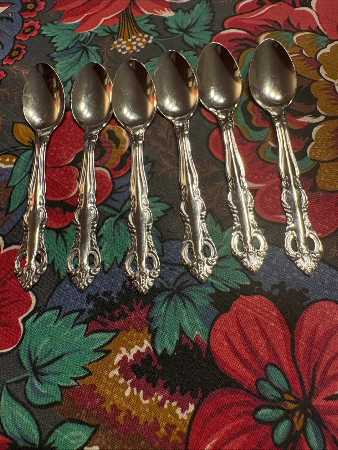 Set of 6 Stainless Steel Teaspoons