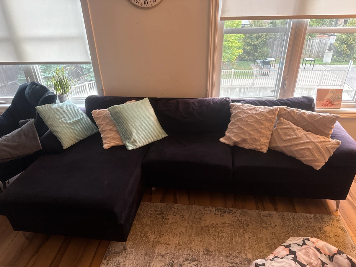 Black Sectional Sofa