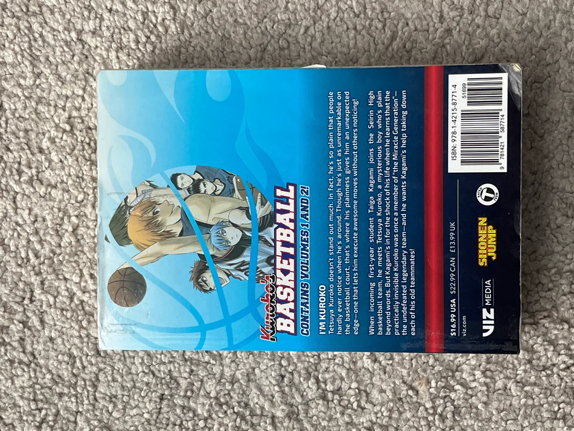 Kuroko's Basketball Volumes 1 & 2 Manga - photo 2