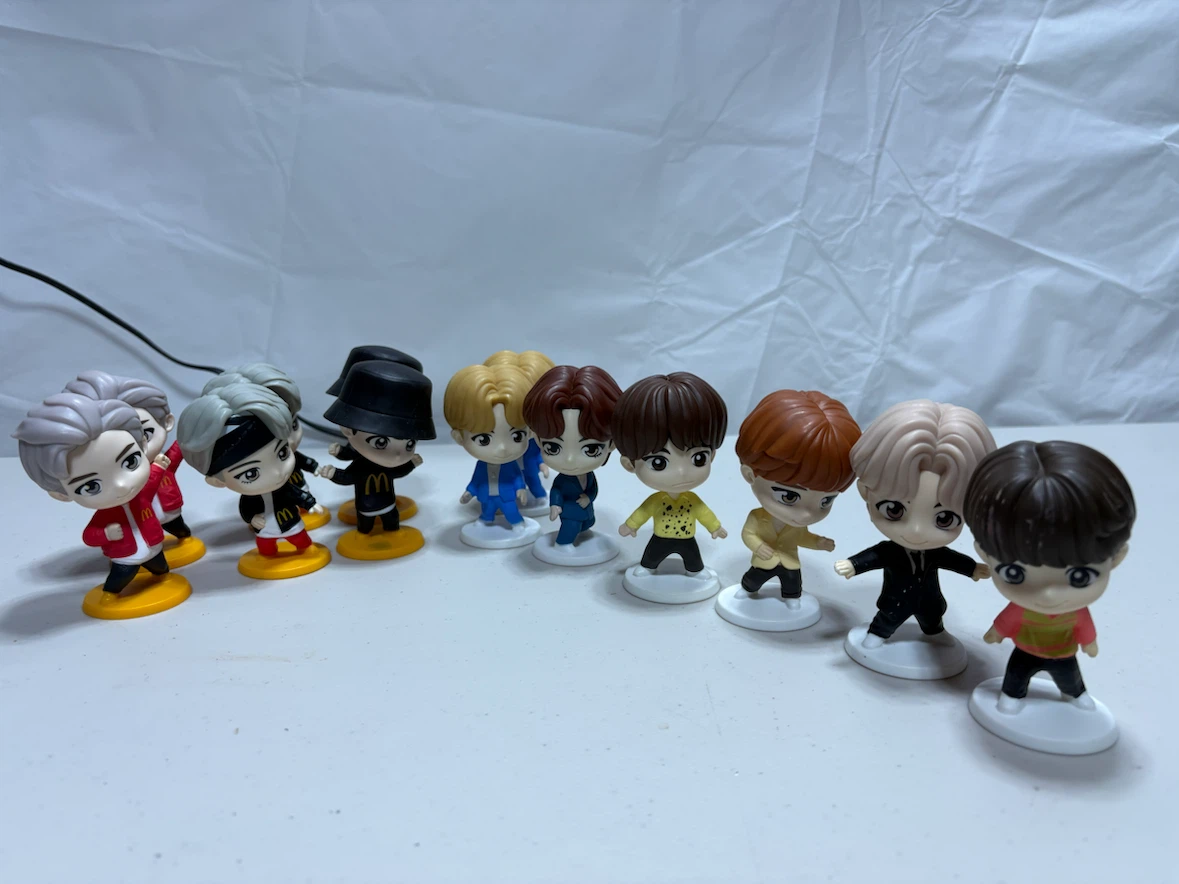 Set of 12 BTS McDonald's Figures