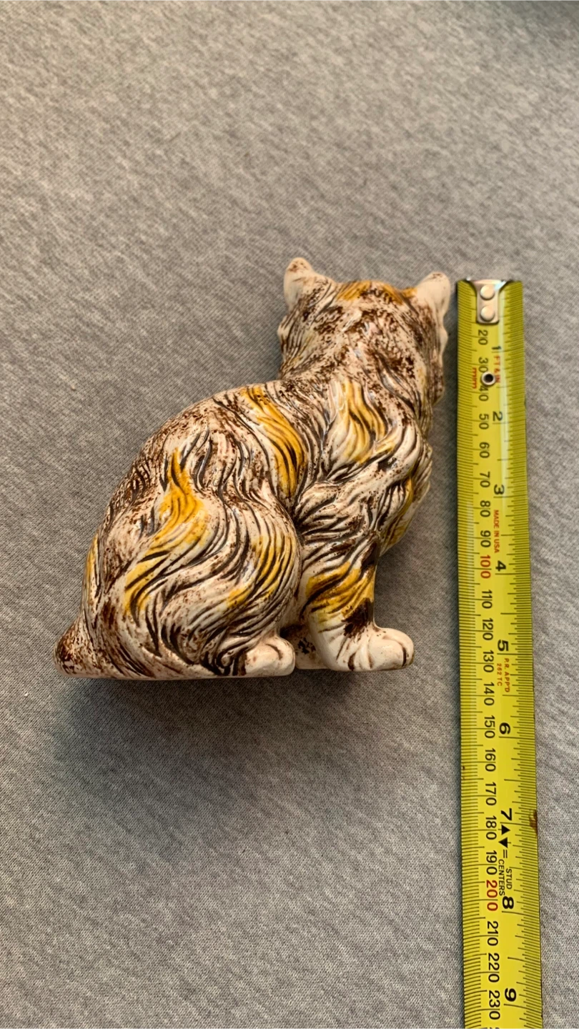Ceramic Cat Figurine 🏈 - photo 2
