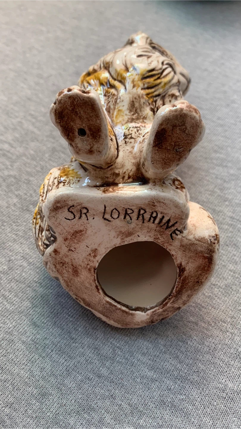 Ceramic Cat Figurine 🏈 - photo 3