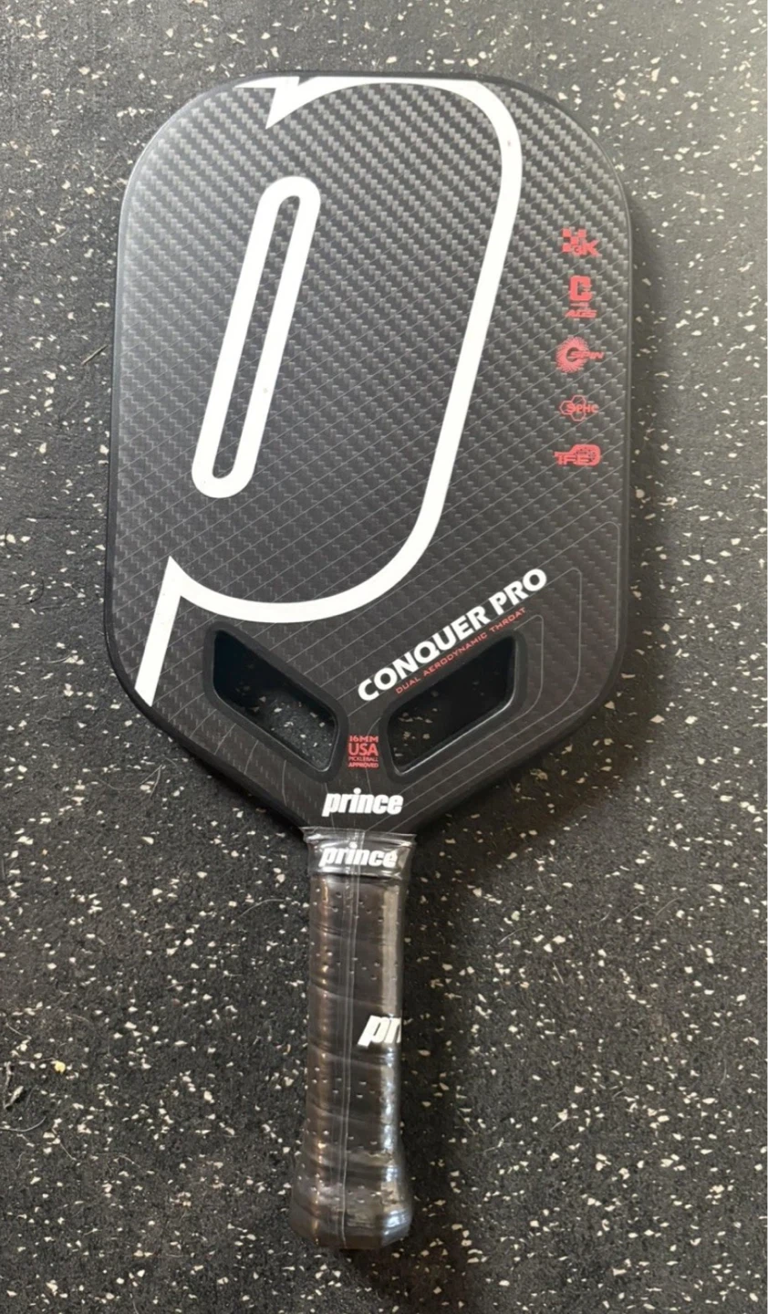 Prince Conquer Pro Pickleball Paddle 16mm Carbonq NWT