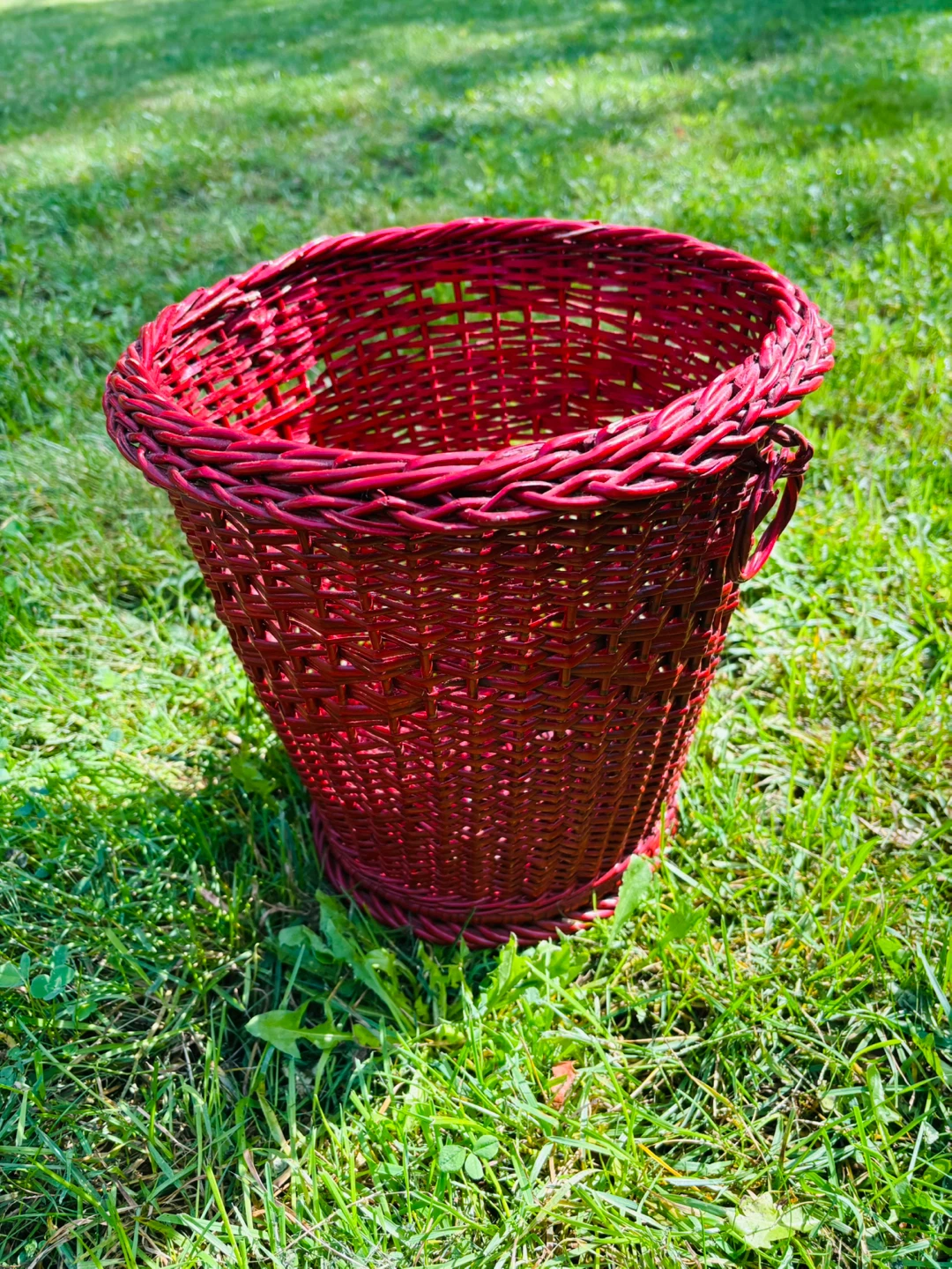 Red Woven Basket