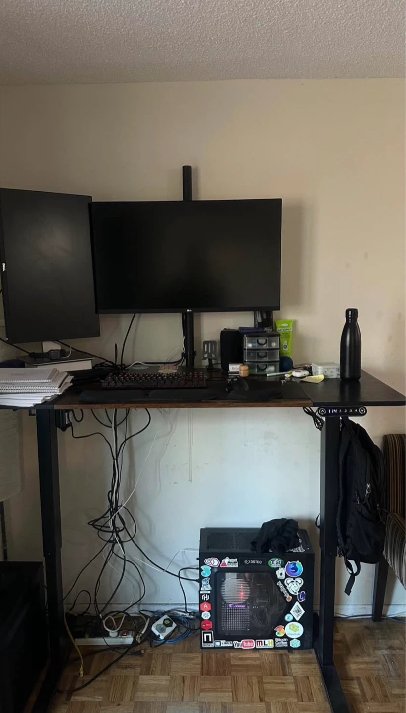 Long & heavy duty monitor mount