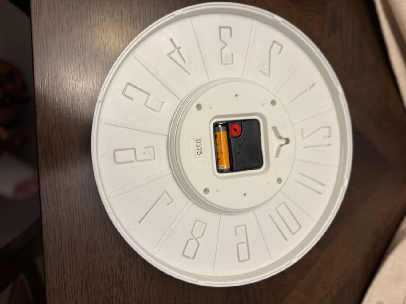 white wall clock - photo 2
